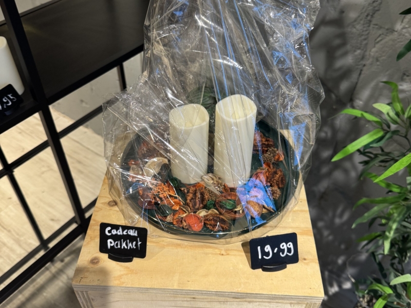 Cadeau pakket kaarsen